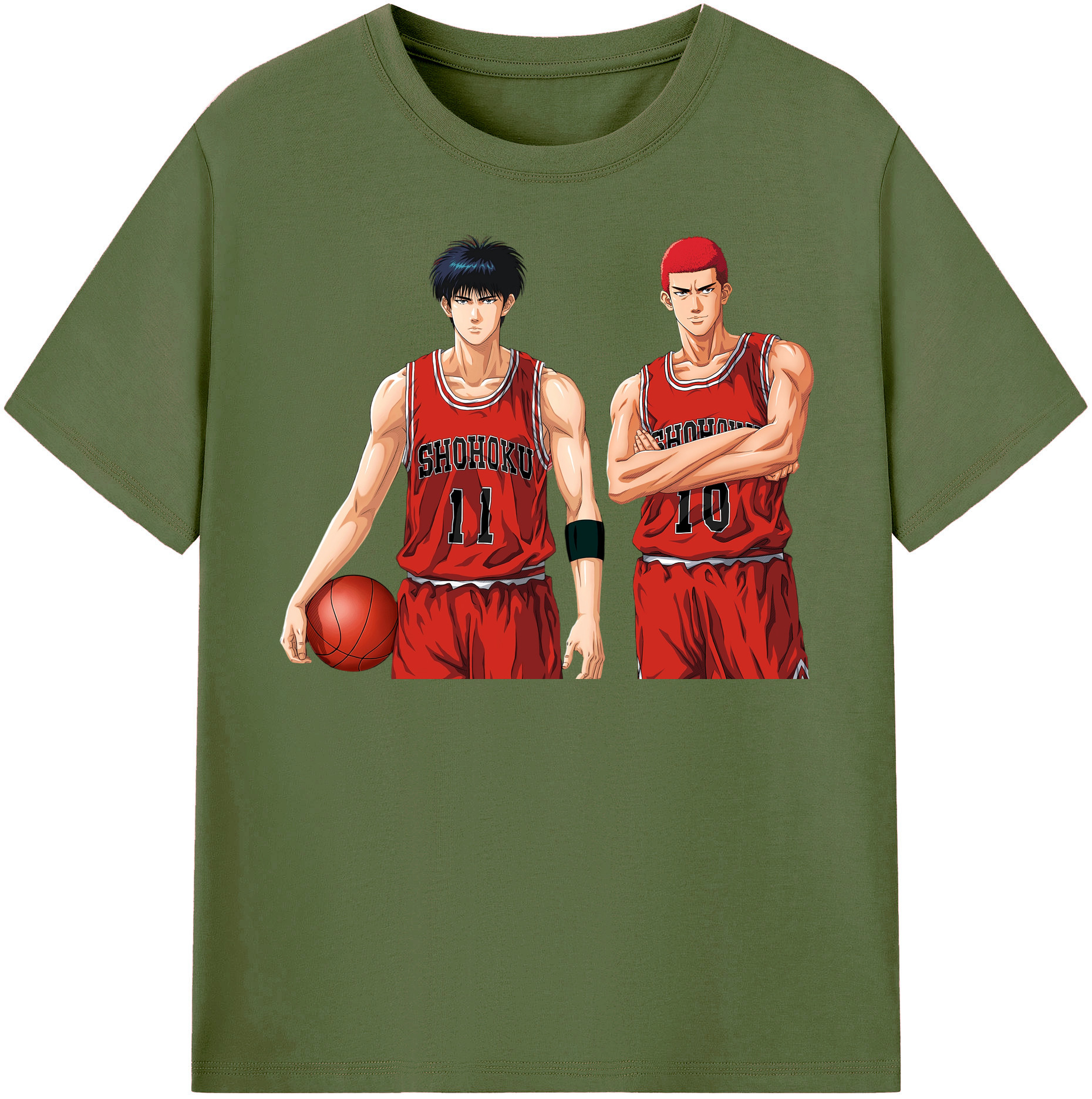 （画像用） SLAM DUNK／スラムダンク 綿100％半袖Tシャツ（フロントプリント）